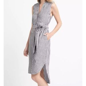 NWT Gap Striped Sleeveless Shirtdress - M
